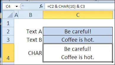 30 Funkciók excel 30 napon belül a karakter (char)