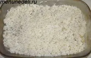 Короп запечений в духовці з рисом і овочами (духовці) Короп запечений в духовці з рисом і овочами