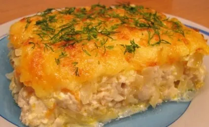 Капустяна запіканка з куркою (запіканка) Капустяна запіканка з куркою