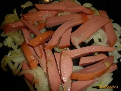 Капуста тушкована з ковбасою рецепт з фото (капуста) Капуста тушкована з ковбасою рецепт з фото
