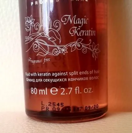 Kapous fragrance free magic keratin - флюїд для посічених кінчиків волосся, з кератином (magic) Kapous fragrance free magic keratin - флюїд для посічених кінчиків волосся, з кератином