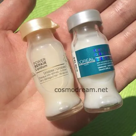 Fiole pentru Professionnel restaurare păr Loreal, cosmodream