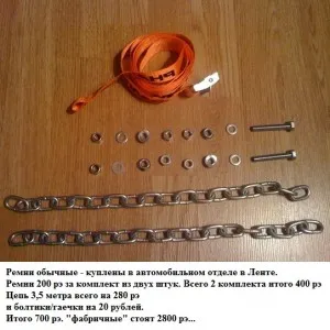 Ланцюги протиковзання своїми руками (протиковзання своїми руками) Ланцюги протиковзання своїми руками