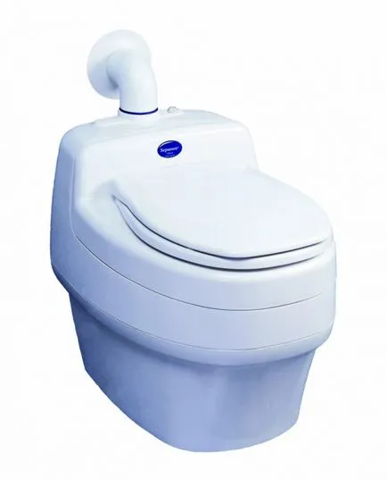 WC Suburban fără sifon și soiuri de unscented și instalare