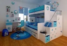 Copii 2 băieți de design cameră, pentru adolescenți de toate vârstele, mobilierul din designul interior