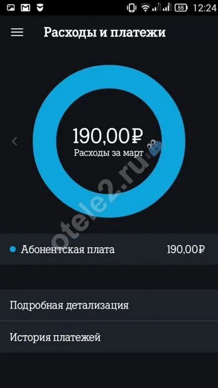 Tele2 детайлизирано таксуване, смс и сметка чрез личен акаунт, 