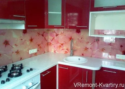 Murala Sakura în interiorul apartamentului (21 poze)