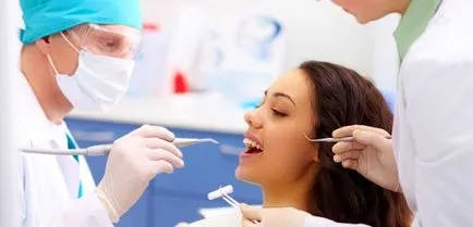 Gingivectomy egyszeri és többszöri fogak