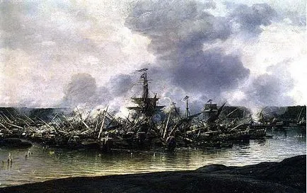 Grengamskoe бори с морска битка, която се проведе 27-ми юли, 1720 в Балтийско море