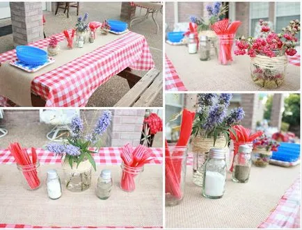 Idei pentru un picnic în decor spațiu de grădină, alegerea de mobilier și veselă