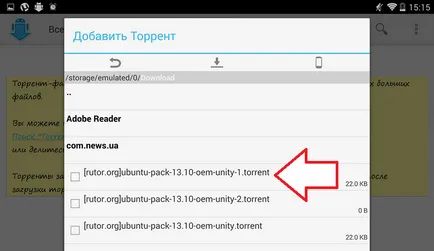 Arról, hogy hogyan töltse le a torrent android