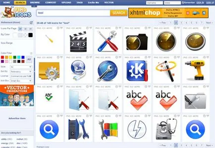 Икони и ремонтни инструменти за безплатни сайтове