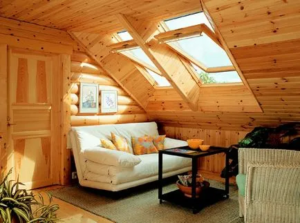 Interioarele de case din lemn (foto 35), în interiorul casei, interioare din lemn, idei, sfaturi