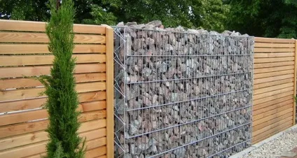Комбіновані паркани для дачі фото дерев'яних та інших огорож, етапи будівництва своїми (комбіновані) Комбіновані паркани для дачі фото дерев'яних та інших огорож, етапи будівництва своїми