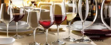 Ce ochelari pentru care vinurile sunt de învățare în mod corespunzător pune masa