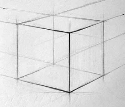 Cum de a desena un cub în etape, lecții bune