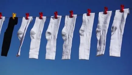Как да се измие бели чорапи в дома народни начини на
