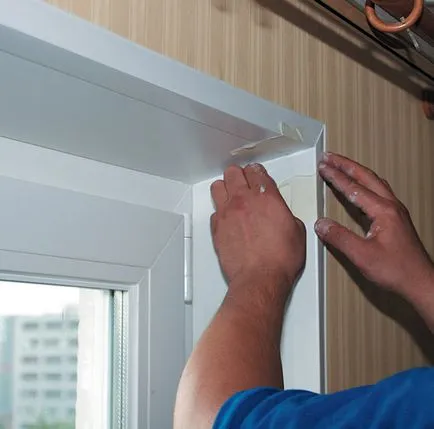 Как да украсят склоновете на пластмасови прозорци