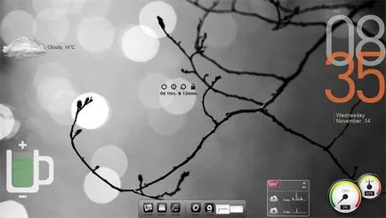 Як зробити креативний робочий стіл за допомогою rainmeter і rocketdock для windows 8