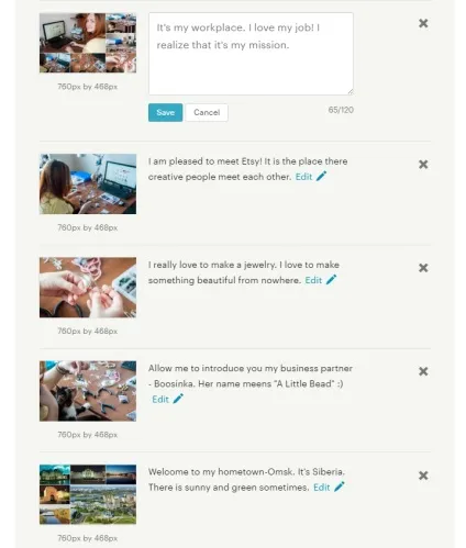 Як грамотно заповнити about page на etsy (etsy) Як грамотно заповнити about page на etsy