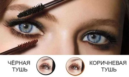 Коричнева туш для вій кому підходить колір (коричнева) Коричнева туш для вій кому підходить колір