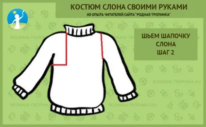 Костюм слона для дитини своїми руками (маска слона своїми руками) Костюм слона для дитини своїми руками