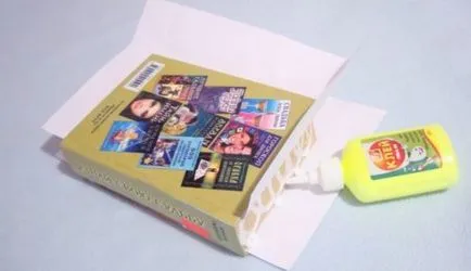 Cum sa faci o cutie de cărți cu mâinile - clasa de master cu pas cu pas fotografii