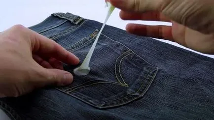 Cum de a elimina guma de la pantaloni si jeans