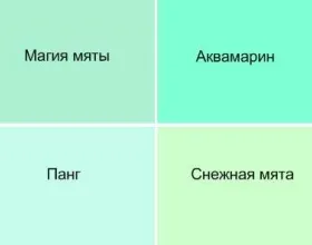 Какъв е цветът на мента как да го получи, цвят мента в интериора, комбинация с други нюанси,