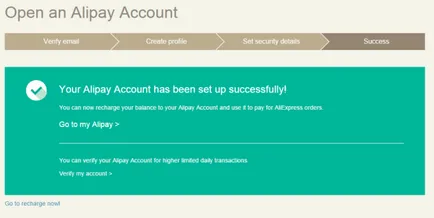 Как да се регистрирате в Alipay