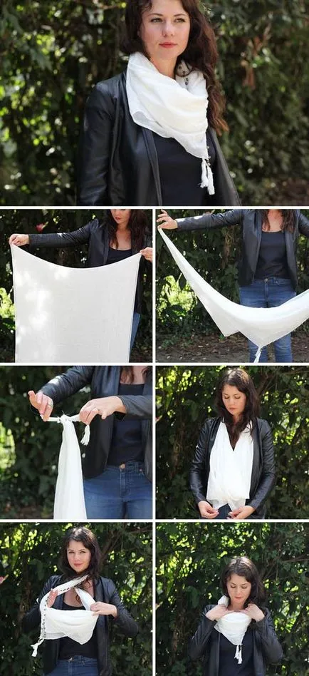 Hogyan lehet lekötni egy sál a kabát 25 új ötleteket ♡
