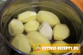 Баба картофи с месо във фурната, детски рецепти, кухня