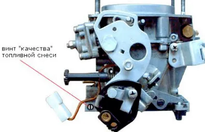 Solex carburator 21083 de control al dispozitivului, reglare