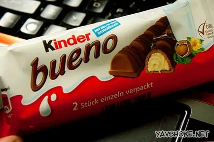 Kinder Bueno - este imposibil să nu se bucure! Date despre Kinder Bueno