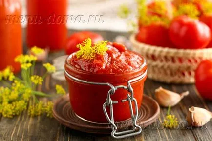 Ketchup paradicsomból a téli - Yum finom és könnyű