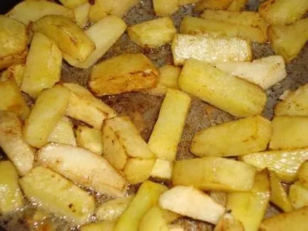 Potato в селски начин на фурна с месо - стъпка по стъпка рецепта със снимки на