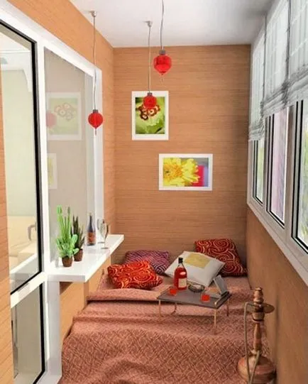 Стаята на балкон снимка на успешни примери pereplanirovaka балкон в кухнята, детската стая, спалнята,