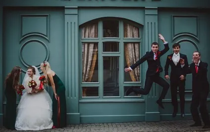 Червоно-зелена весілля юлі і роми