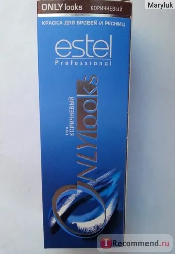 Фарба для брів і вій estel professional only looks - «я - бліда моль! Але дуже хочу бути