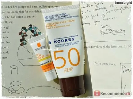 Tanner la Roche Posay nap ultrakönnyű folyadék Anthelios XL SPF 50 - «mindig ☂