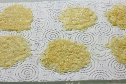 parmezán chips