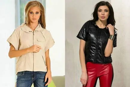 Jacheta cu mâneci scurte - tendință de moda de sezon