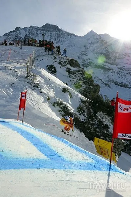 Lauberhorn este cel mai lung din lume de schi alpin pentru extreme