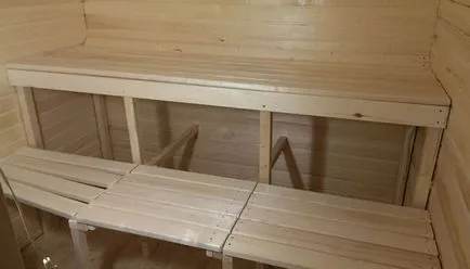 Кресло в баня, изработени от дърво, шезлонг за бани и сауни, как да направите своя собствена ръце, фото и видео