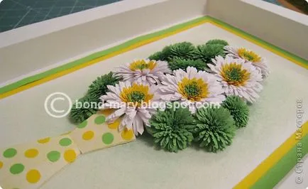 Nyári krizantém Quilling technikák