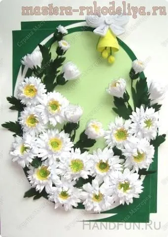 master-class pe Quilling crizantema