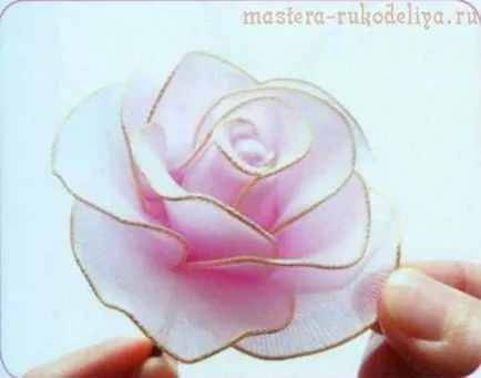 Mesterkurzus létrehozására virágok nejlon rózsa bimbós