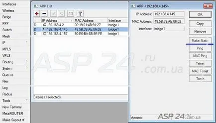 Mikrotik és az ARP tábla