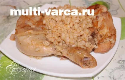 Курка з перловкою в мультиварці