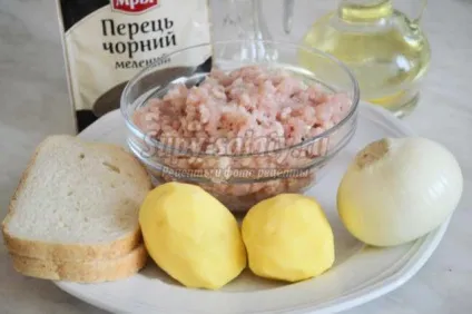 Курячі котлети з картоплею (курячі котлети з картоплею фото) Курячі котлети з картоплею